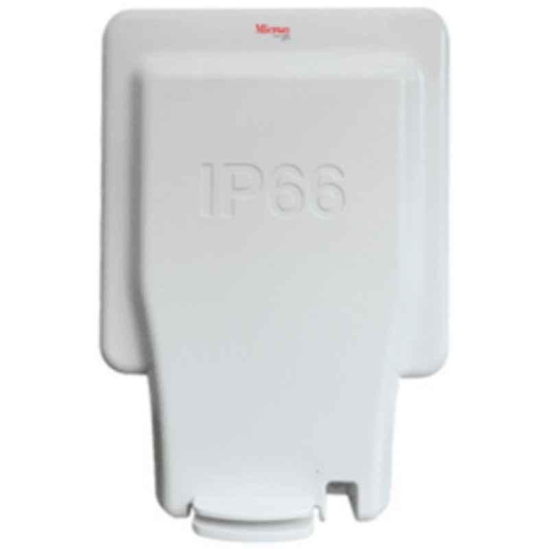Micron 13A 1 Gang PVC Off White IP66 Weatherproof Outdoor Switch, MMEIP66-025