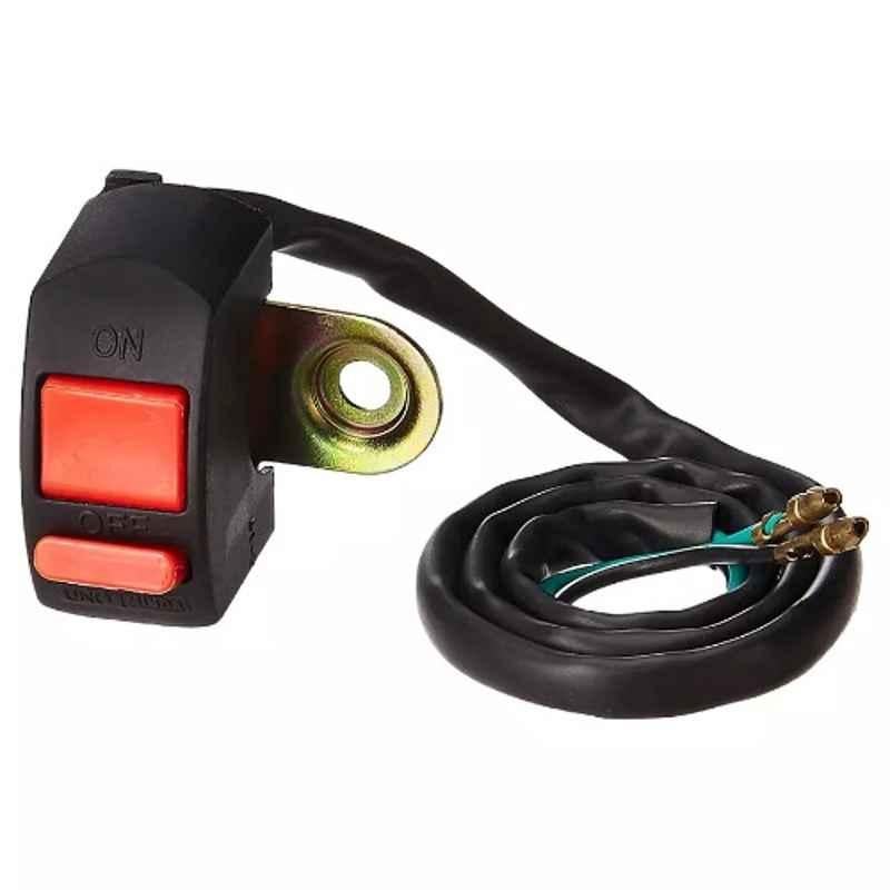 Uno Minda Sw-0686Ac Handle Bar Switch For All 2 Wheeler (Red & Black)