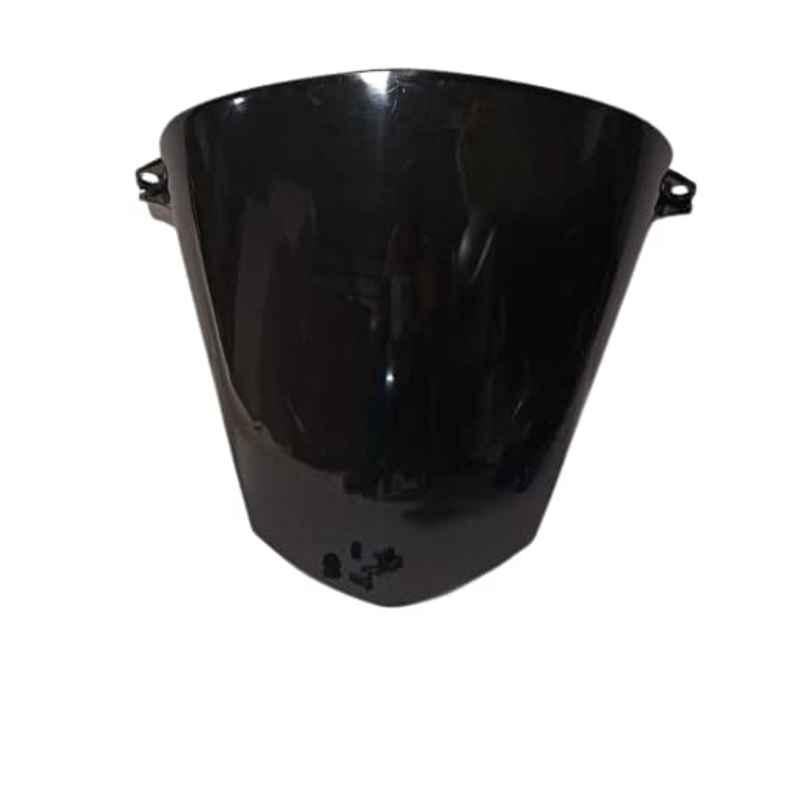 Grow Famous ABS Black Head Light Visor Glass for New Hero Glamour, F881