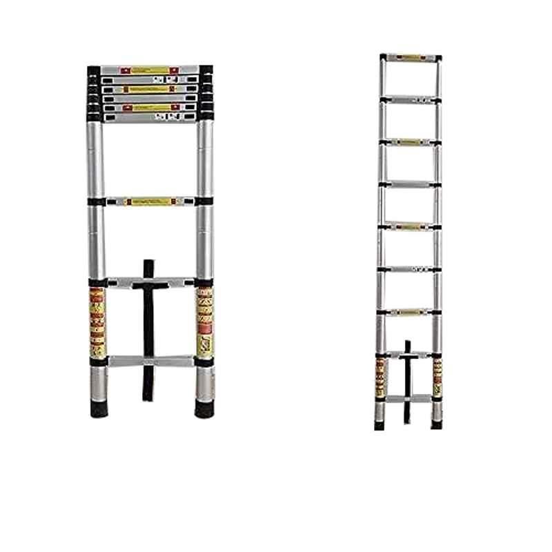 Robustline 4.4m 350lbs Aluminium Straight Telescopic Ladder
