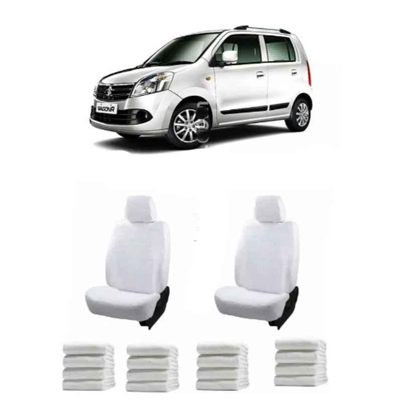 Buy Oscar White Aut Sn 4072 Towel 1 Pcs Set Maruti Suzuki Wagon R Car Seat Cover Online At Price 2083