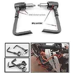 Meenu Arts Motorcycle Hand Guards 7/8 inch Brake Clutch Lever Protector Hand Guard Black Universal for All Bikes Q-28