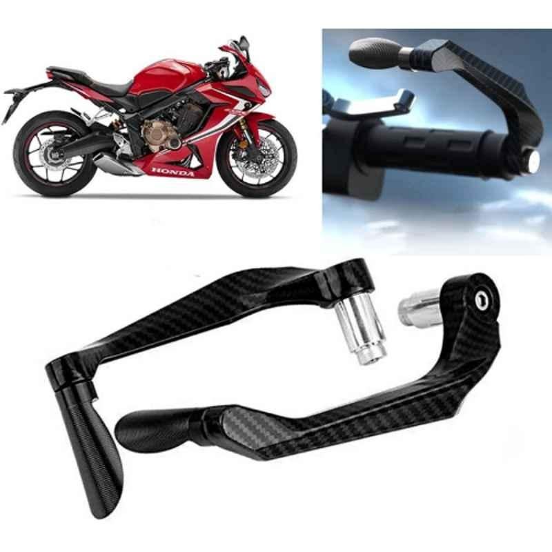 Auto Pearl 2 Pcs Aluminium Carbon Black Brake Clutch Lever Set for Honda CBR650R
