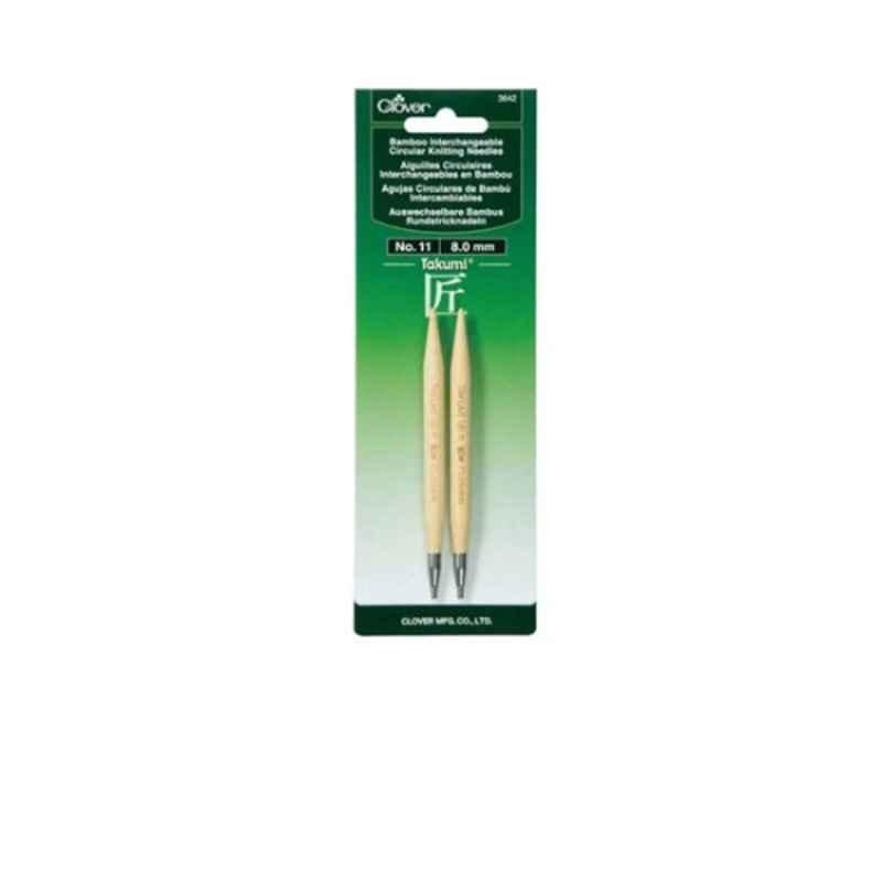 Clover Interchangeable Circular Knitting Needle, Number: 11