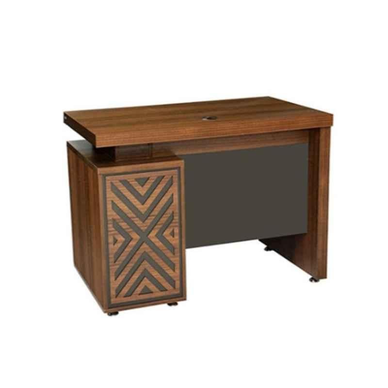 75x100x60cm Wooden Brown Executive Office Desk