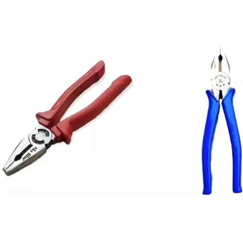 Sky Blue 2 Pcs 7.8 inch Groove Plier Combo, SBE_PLIER_COMBO_MOD_00305