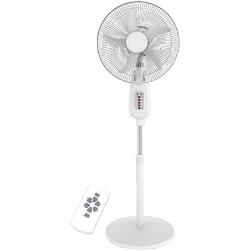 Geepas Gf9480 Rechargeable Stand Fan, White
