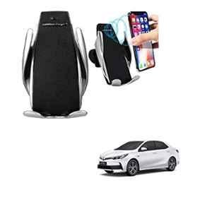 Kozdiko 10W Silver Wireless Car Mobile Charger with Infrared Sensor for Toyota Corolla New Altis