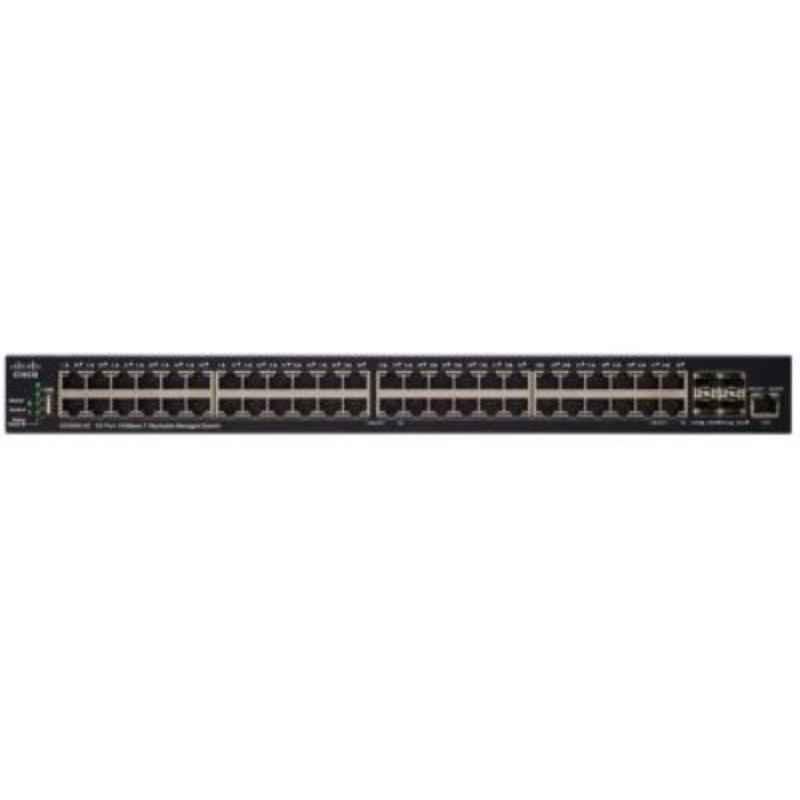 Cisco SX350X52 52 Ports 10 Gigabit Ethernet Stackable Managed Switches, SX350X52K9UK