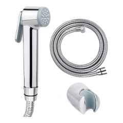 Fastgear ABS Silver Chrome Finish Health Faucet Set, FG019