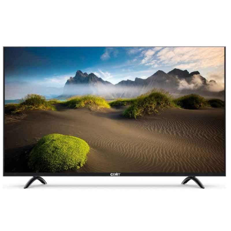 Cenit 50 inch Black 4K Ultra HD Android Smart TV with Voice Command, CG50SFLUHD