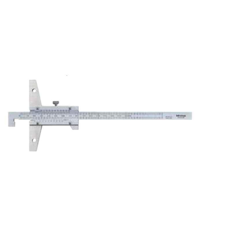 Mitutoyo 0-300mm Metric Hook & Type Vernier Depth Gage, 527-413
