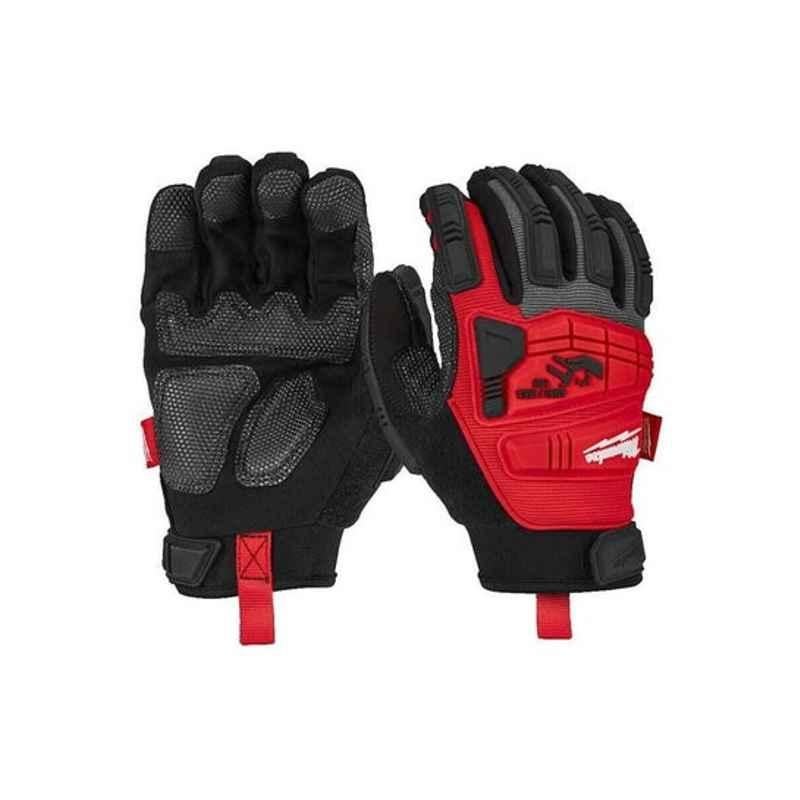 Milwaukee Red & Black Demolition Gloves, 4932471909, Size: Large