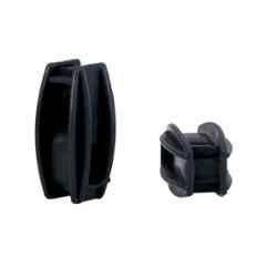 Toyo Plastic Black Corner Pole Insulator for Zatka Machine & Fence Energizer (Pack of 30)