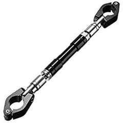 Meenu Arts Handlebar Cross Bar Steering Wheel Strength Handle Lever Universal for All Bikes (Black)
