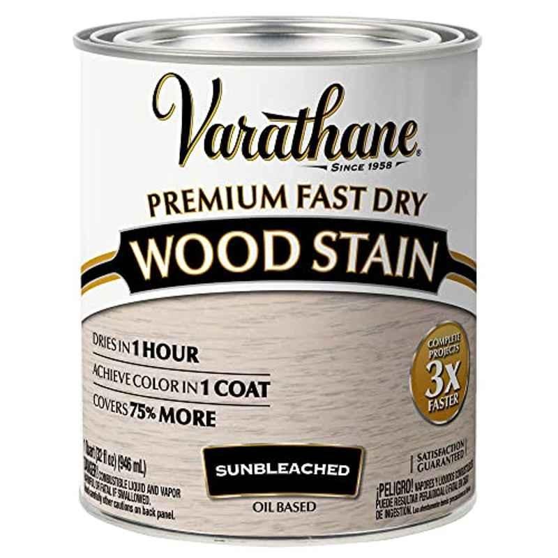Rust-Oleum Varathane 946ml Sunbleached Wood Stain Premium Fast Dry Coating, 262011