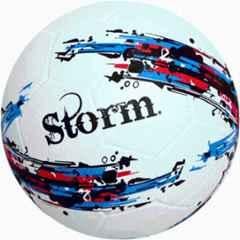 Nivia FB STROM 354 Standard White Football, Size: 5