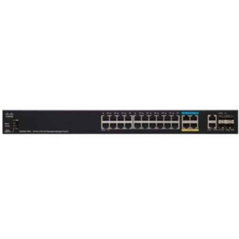 Cisco SG350X24PD 375W 24 Ports Stackable Managed Switches, SG350X24PDK9UK