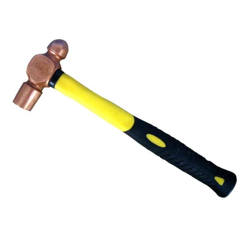 Hi-Tech 230gm Non Sparking Ball Pein Hammer with Handle, 310-1002