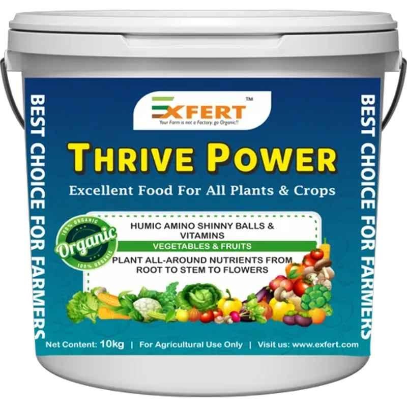 Exfert Root Thrive 10kg Power Humic & Amino Shiny Balls Food Growth Booster for Plant, expert-003