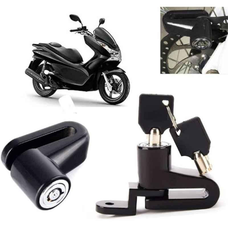 Auto Pearl Steel Black Heavy Duty Anti-Theft Disc Brake Lock for PCX 125, Lock_359