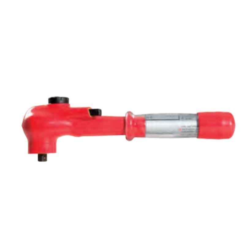 KS Tools 3/8 inch 2-27 Nm Insulated Torque Wrench with Reversible Ratchet Head, 117.3805