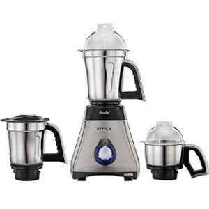 Preethi Steel Max Steel & Black 750W Mixer Grinder, MG212