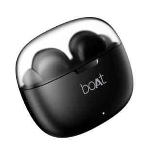 Boat Airdopes 212 Noir Black TWS Wireless Earbuds with Mic & 50hrs Battery Backup