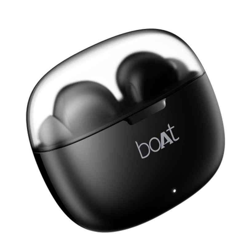 Boat Airdopes 212 Noir Black TWS Wireless Earbuds with Mic & 50hrs Battery Backup