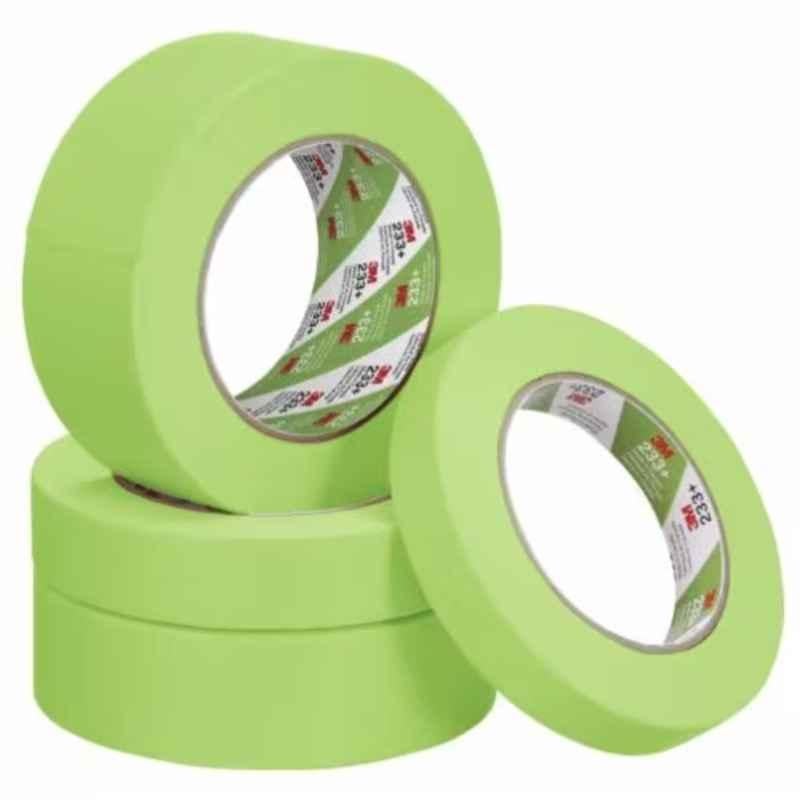 3M 233+ 24mm Green Performance Masking Tape, Length: 55 m, 26336