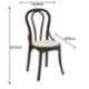 Supreme Pearl Cane Premium Plastic Teakwood Matt Finish Chair without Arm (Pack of 2)