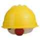 Allen Cooper Yellow Polymer Ratchet Type Safety Helmet with Chin Strap, SH722-Y (Pack of 5)