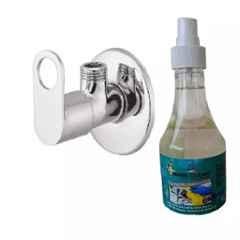 Fastgear Prime Stainless Steel Silver Chrome Finish Angle Valve, FG2298