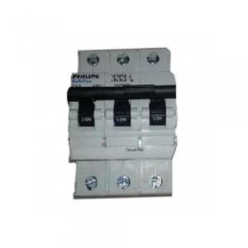 Philips 10 A TPN C Curve 10 kA Safetec MCB