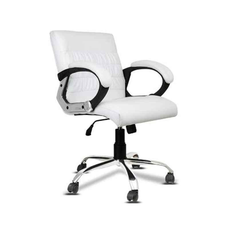 Dicor Seating DS67 Leatherette White High Back Office Chair (Pack of 2)