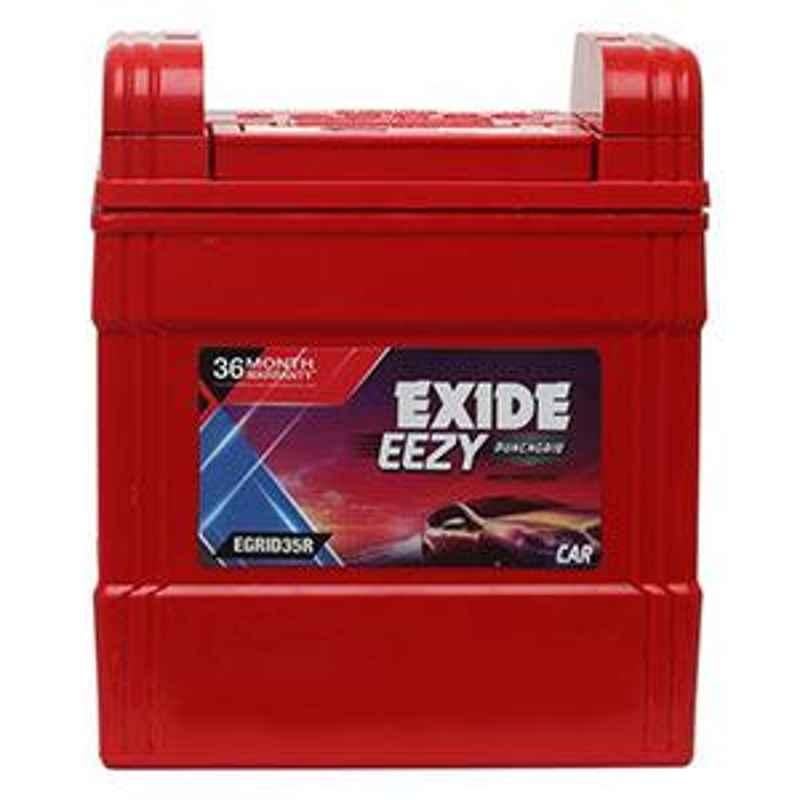 Exide Eezy 12V 35Ah Right Layout Battery, EGRID35R