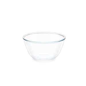 Borosil 2 Pcs 900ml Glass Transparent Mixing & Serving Bowl Set with Lid, IY22BS01290