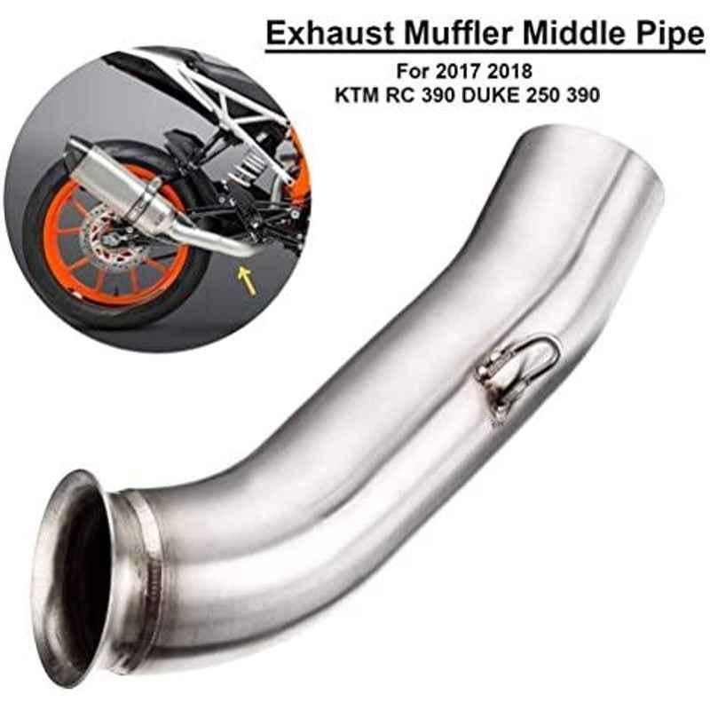 RA Stainless Steel Motorcycle Exhaust Middle Muffler Bend Pipe (Bend Pipe  Yamaha R15 V3)