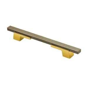 Plantex 160mm Aluminium Antique Brass & Gold Finish Pull Cabinet Handle for Home & Office, APS-DTC-5580-BA-GOLD-160MM