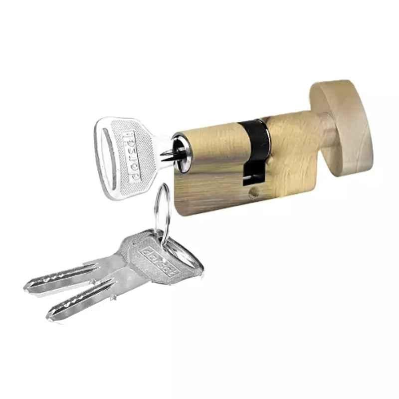 Dorset CL 515 PT 90mm Stainless Steel Antique Brass Finish Euro Profile Pin Cylinder Lock