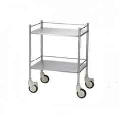 Yes Kay Stainless Steel 2 Shelves Instrument Trolley