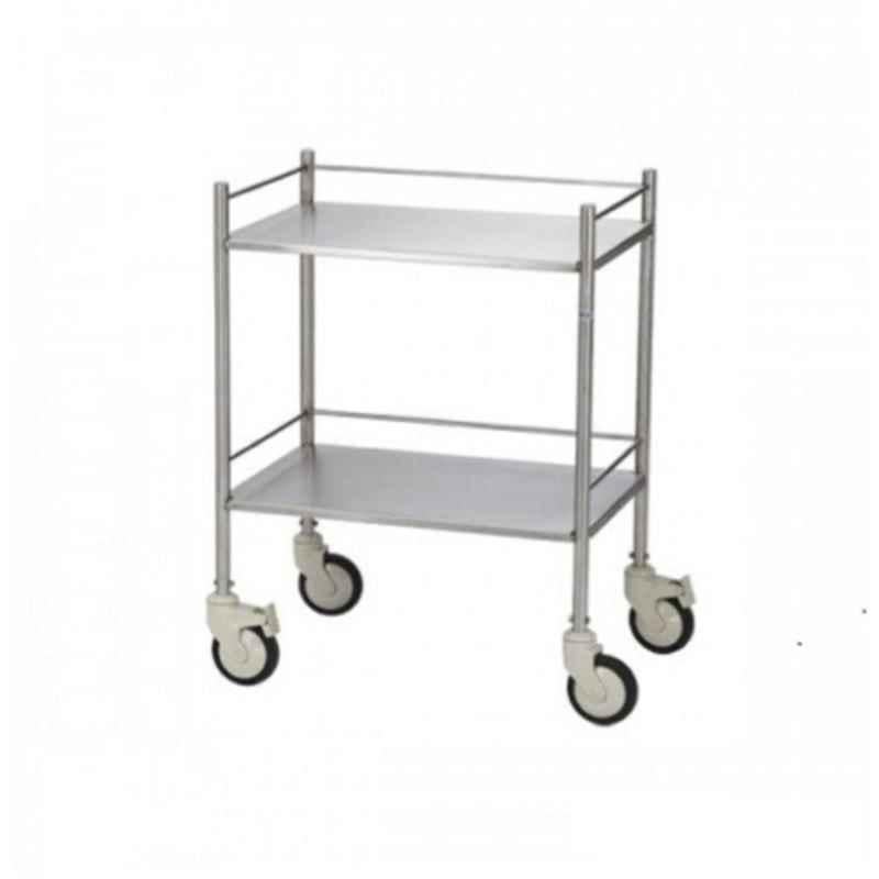 Yes Kay Stainless Steel 2 Shelves Instrument Trolley
