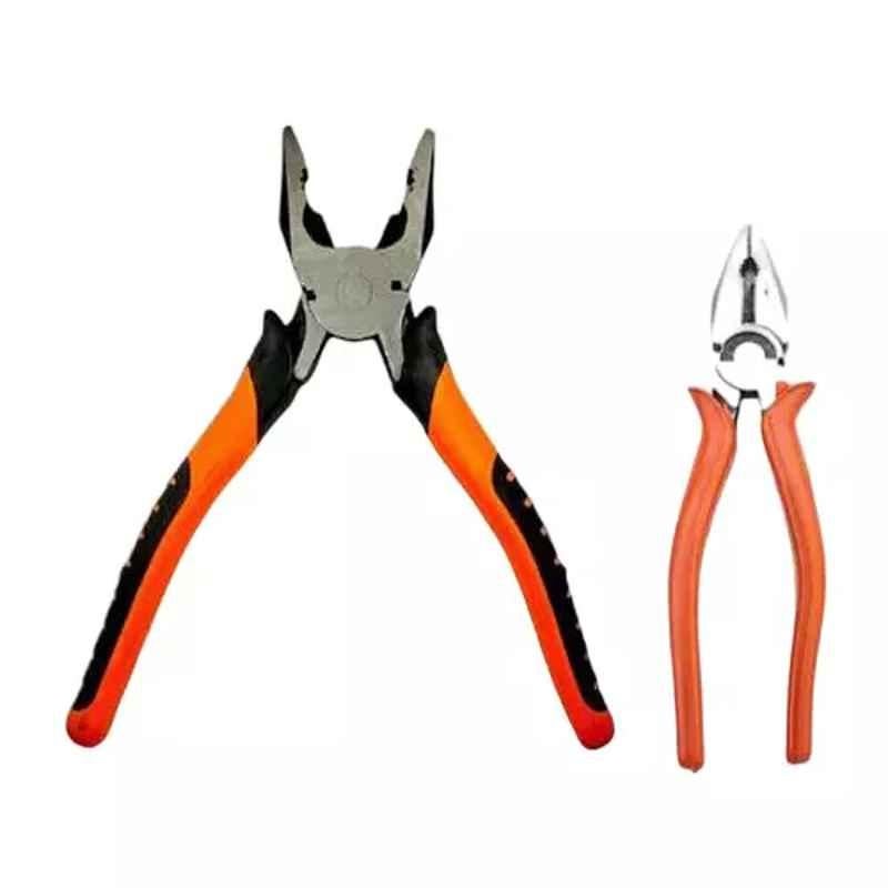 Sky Blue 2 Pcs 7.8 inch Lineman Plier Combo, SBE_PLIER_COMBOS_COMBO_392