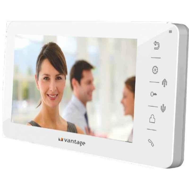 Vantage Plastic White Video Door Phone