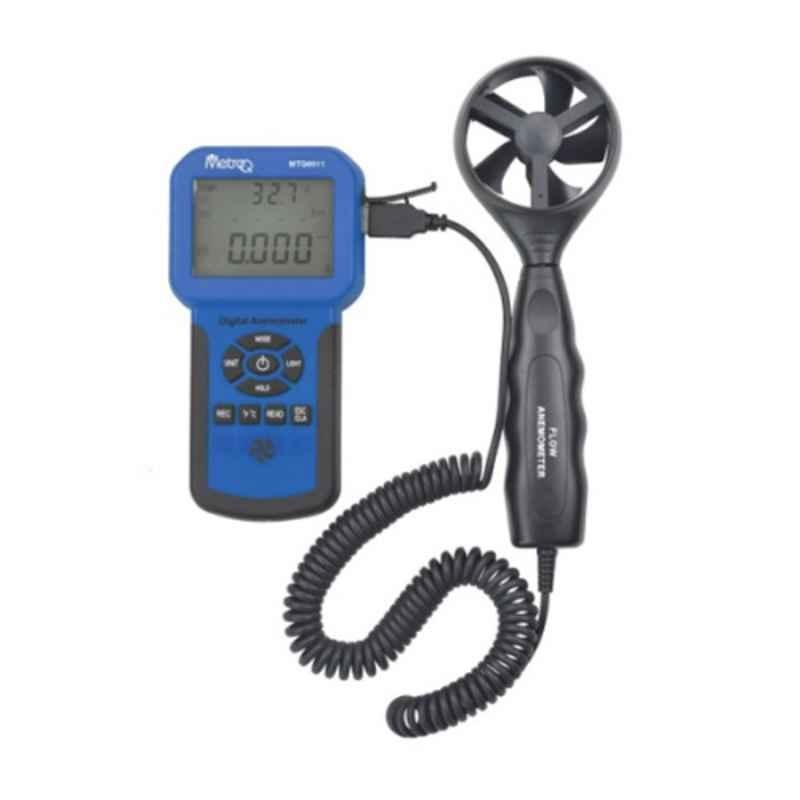 MetroQ MTQ 8011 Digital Anemometer With CFM, CMM & External Vein Probe
