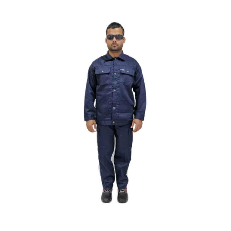 Armour Production Twill Navy 2Pc Pant & Shirt, Size: 5XL