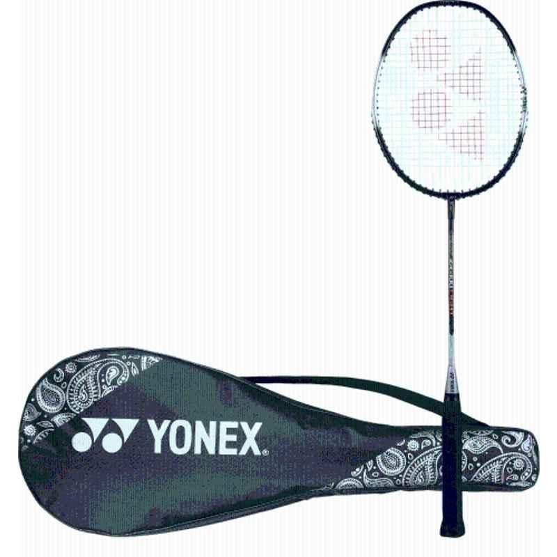 Yonex ZR 100 84g Light Black & Silver Strung Badminton Racquet