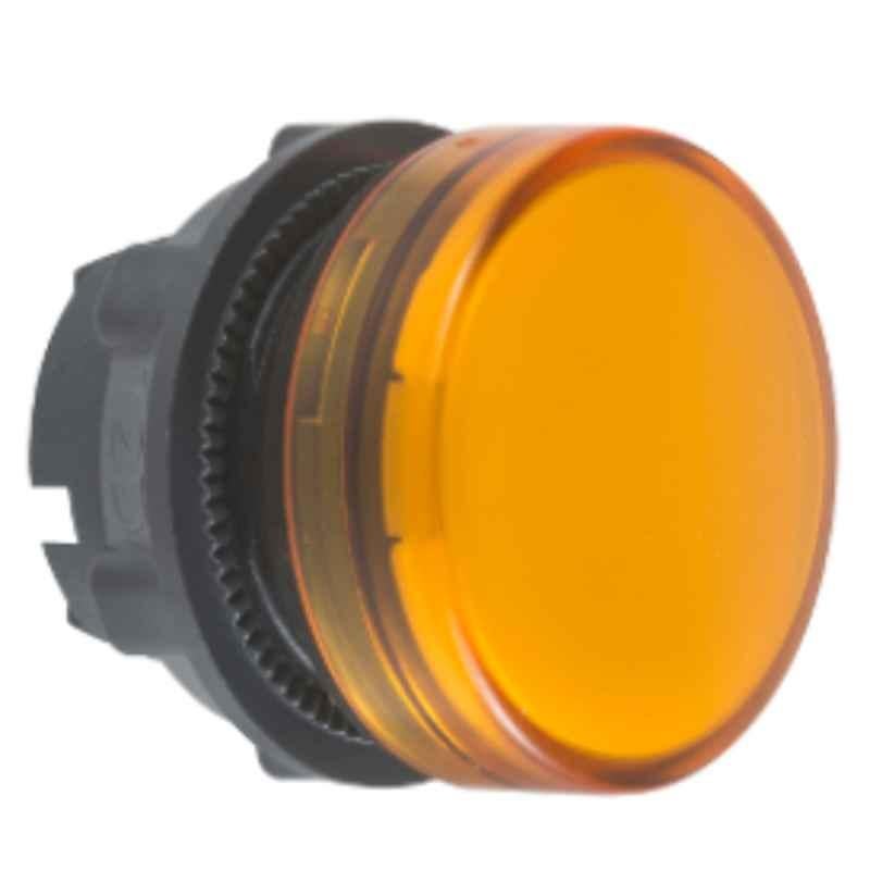Schneider Harmony 22mm Orange Plain Lens Pilot Light Head for Integral LED, ZB5AV053
