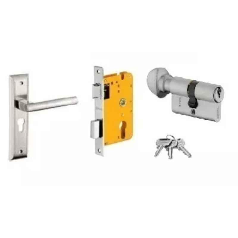 Dorset HL Series Cara 70mm Stainless Steel Door Handle Lock Set with Knob & Key