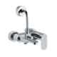 Jaquar Opal Prime White Matt Single Lever Wall Mixer with Leg & Wall Flange, WHM-15117PM